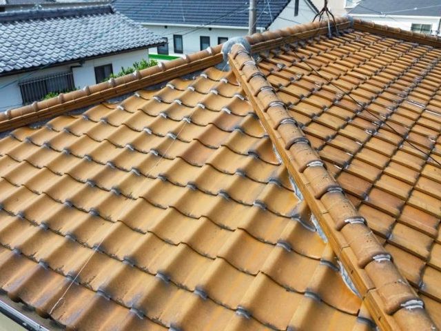 小郡市で雨漏り点検を実施した瓦屋根