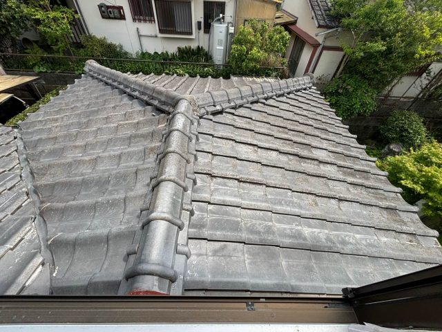 筑紫野市で瓦屋根も調査