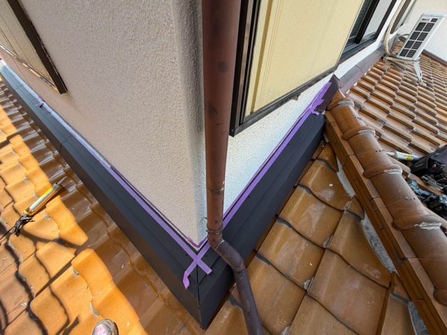 小郡市で新しい板金を施工
