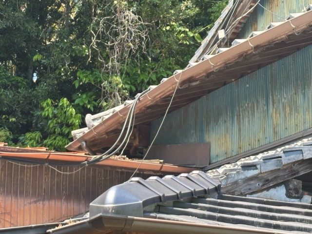 太宰府市で葺き替え工事に向けた調査