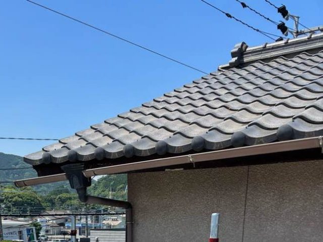 筑紫野市で現地調査した雨樋