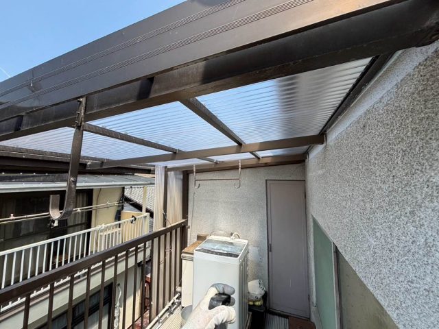 筑紫野市で交換したタキロン波板