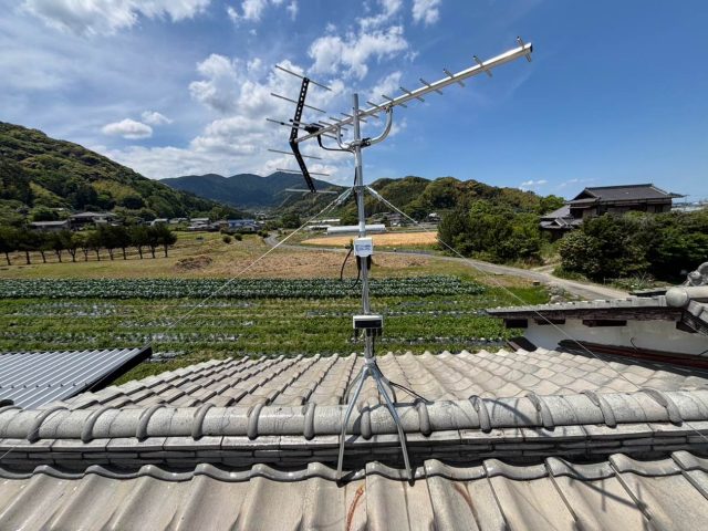 小郡市でアンテナを取り替え