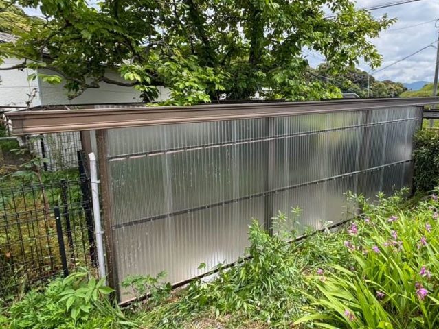 太宰府市でカーポート工事完了