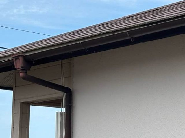 太宰府市で修理した雨樋