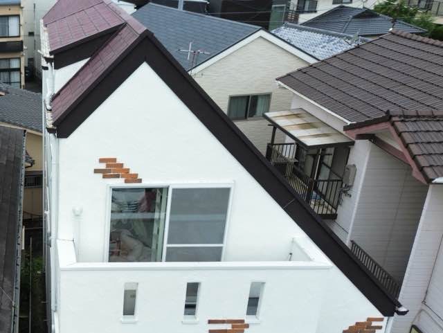 太宰府市で屋根落下を調査