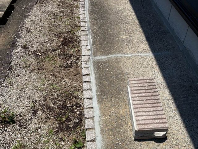 小郡市で隙間が埋まった土間