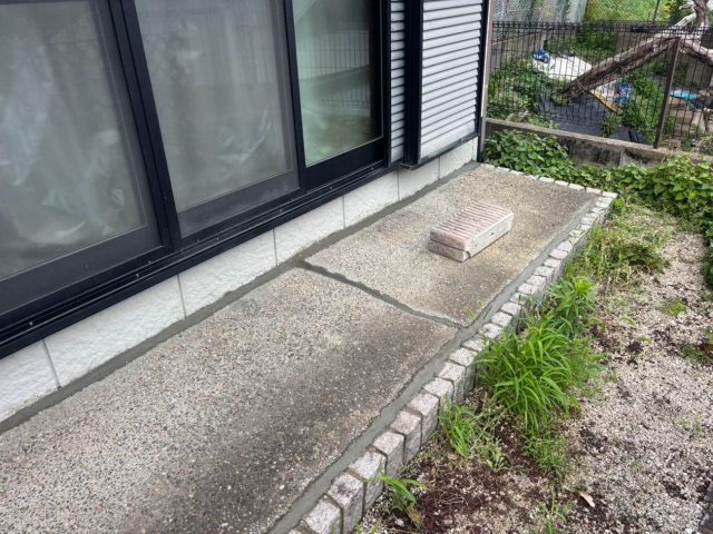 小郡市の土間の補修後