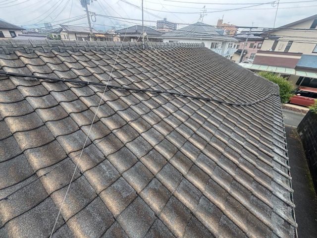 筑紫野市で調査した瓦屋根