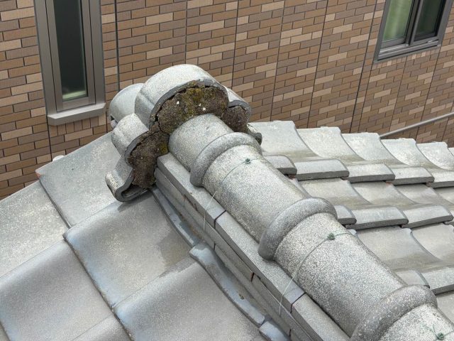 筑紫野市で確認された漆喰の劣化