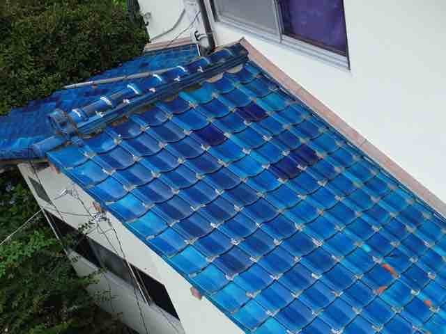太宰府市の屋根の調査で確認した瓦
