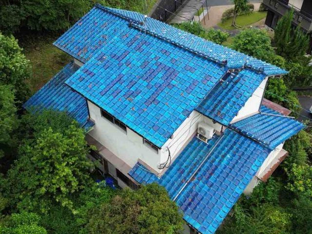 【太宰府市】台風や強風による被害を調査｜瓦屋根の飛散・破損を確認