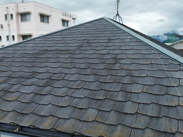 筑紫野市で見つかった屋根スレートの劣化