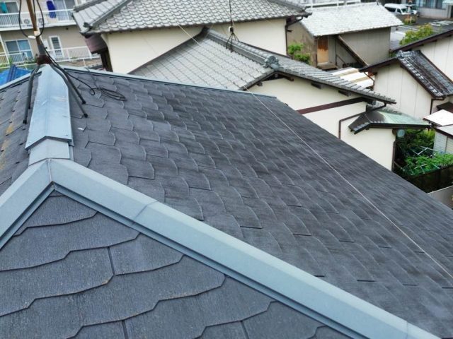 筑紫野市で屋根スレートを調査