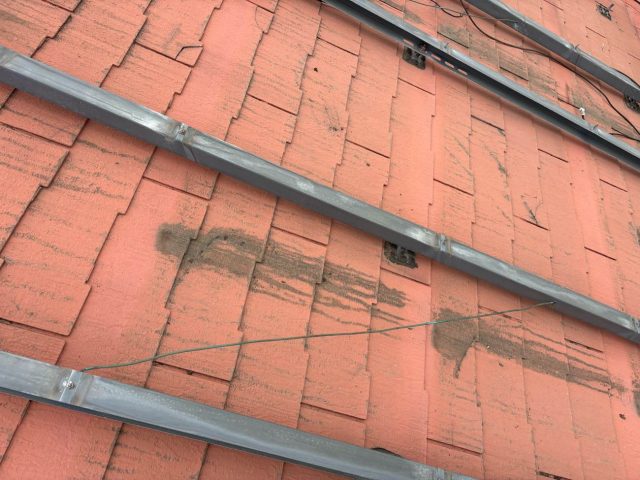 太宰府市の劣化したスレート屋根