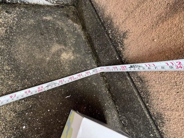 小郡市でバルコニー補修に向けた測定