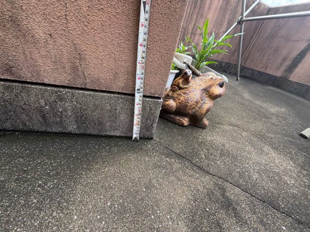 小郡市でバルコニーの計測