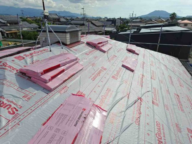 太宰府市で防水シート施工