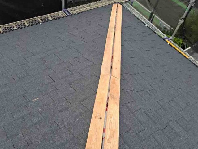太宰府市で棟板金施工