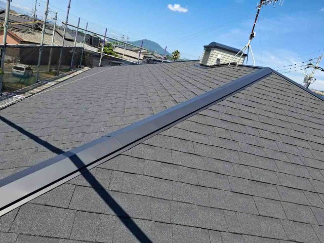 太宰府市のカバー工事板金仕上げ