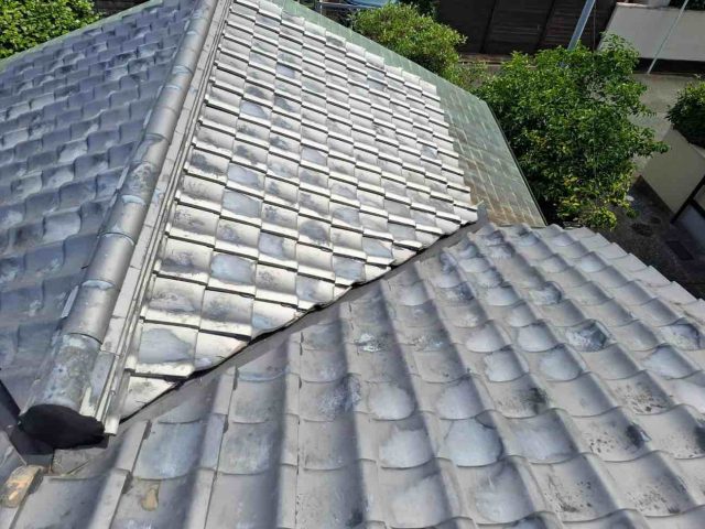太宰府市で谷板金工事完了