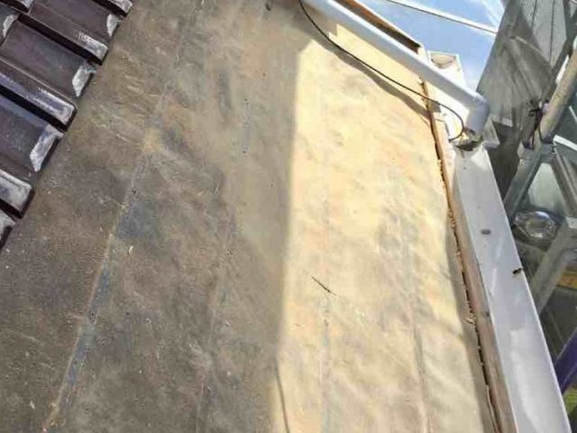 小郡市の下地が傷んでいた瓦屋根