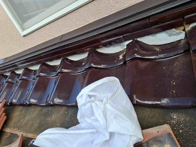 小郡市で雨漏りしていた瓦屋根