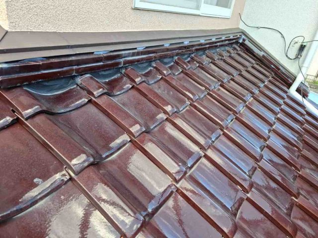 小郡市で雨漏り対策の屋根工事｜防水シートを整えて瓦を葺き直し・漆喰の補修