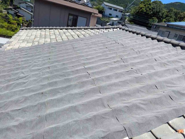 太宰府市で雨漏りの応急対応