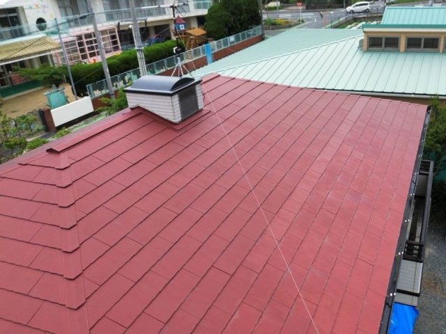 太宰府市でスレートの劣化を確認