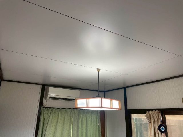 【太宰府市】雨漏り修理｜雨樋交換で排水を改善・傷んだ天井もきれいに補修
