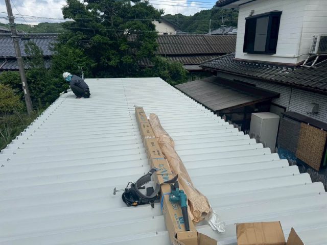 太宰府市でカバー工事を実施