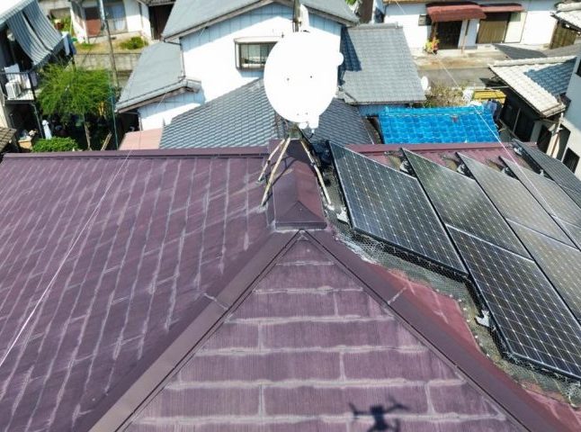 小郡市で屋根を調査した中古戸建て