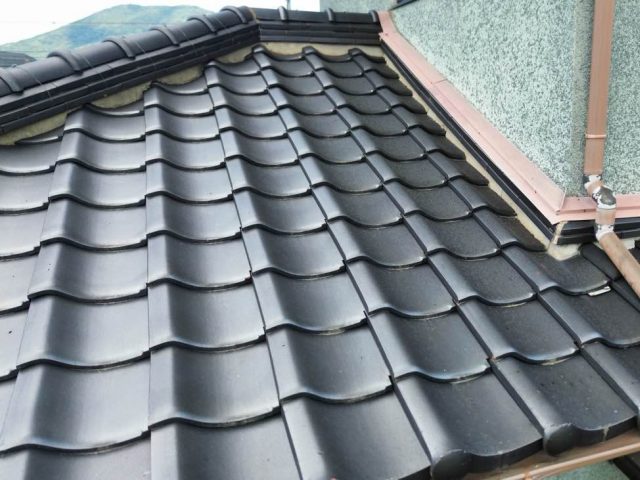 筑紫野市で調査した空き家の瓦屋根