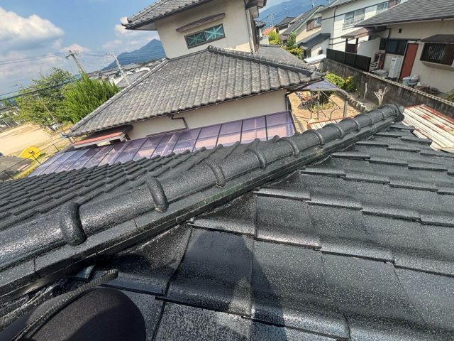 太宰府市で台風後の雨漏りを点検