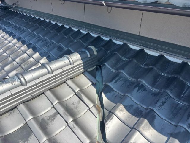 筑紫野市で漆喰と取り合いも確認