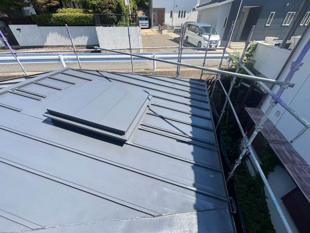 筑紫野市で改修工事向けた屋根調査