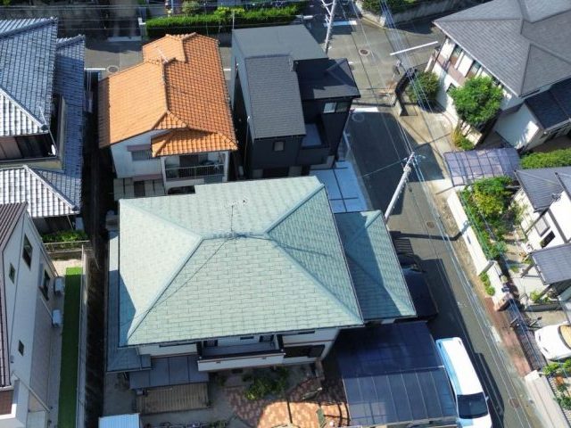 小郡市で台風被害の相談を受けた戸建て