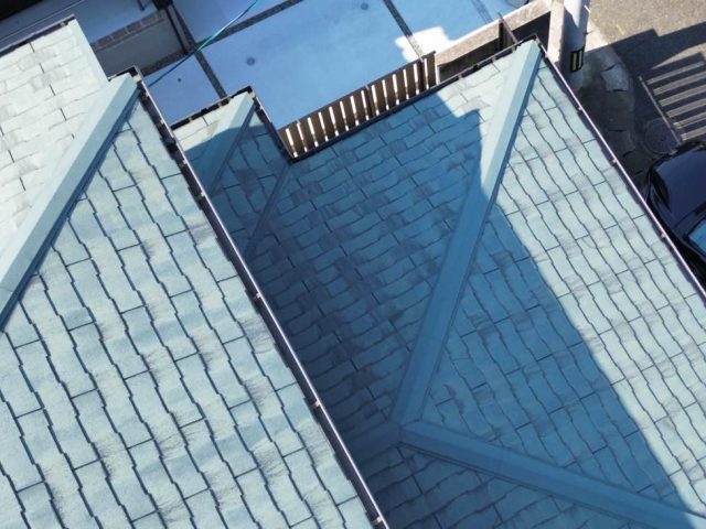 小郡市で見つかったスレートの劣化