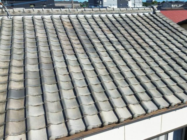 太宰府市で調べた瓦屋根