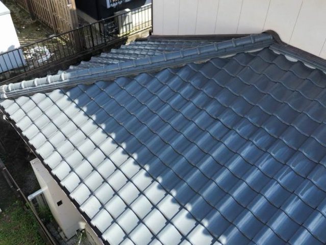 筑紫野市で点検した瓦屋根