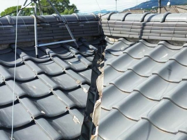筑紫野市で谷板金の劣化が判明