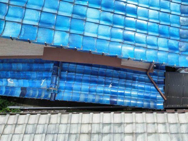 筑紫野市で雨漏りを調査した瓦屋根