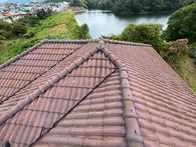 【小郡市】瓦屋根の劣化を調査｜母屋をガルバリウム鋼板へ葺き替え＆軽量化