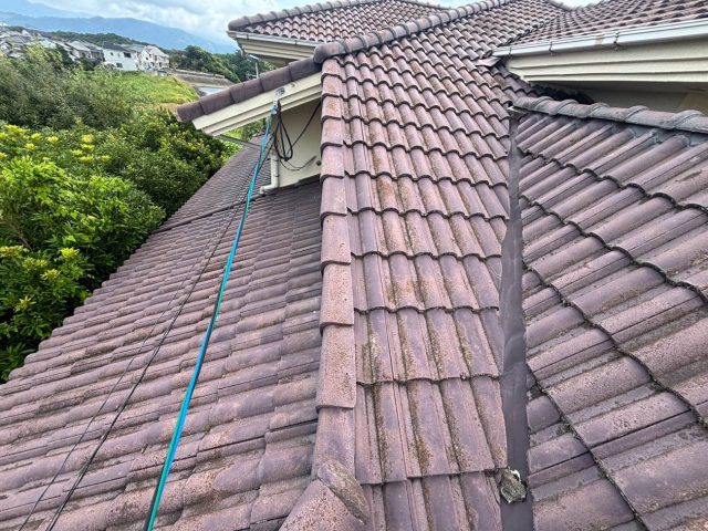 小郡市で瓦屋根を点検