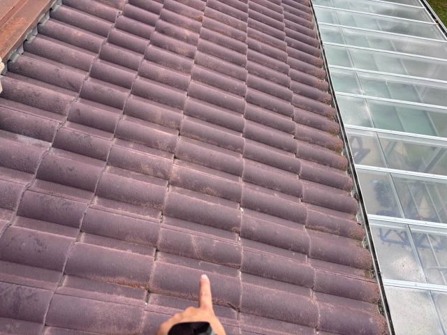 小郡市で劣化が見つかった屋根瓦