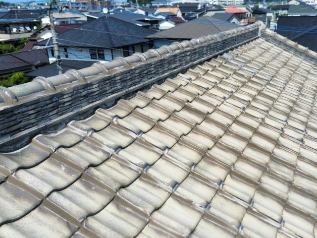 小郡市で調べた介護施設の瓦屋根