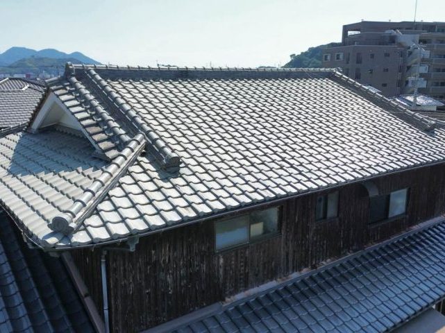 小郡市の介護施設の屋根調査