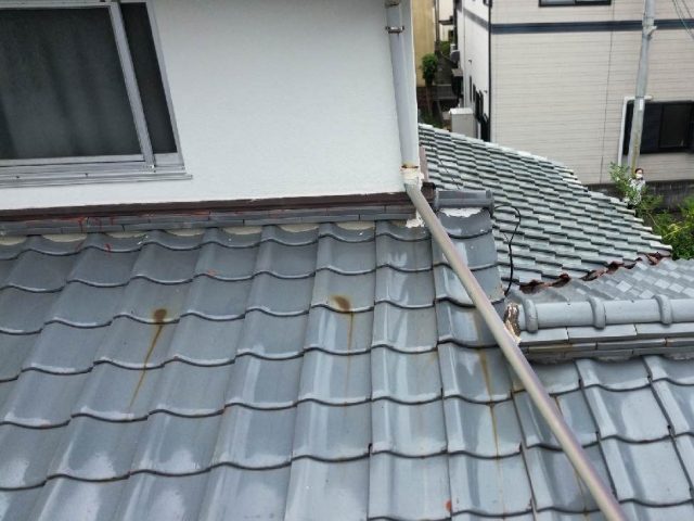 小郡市で板金の劣化を確認