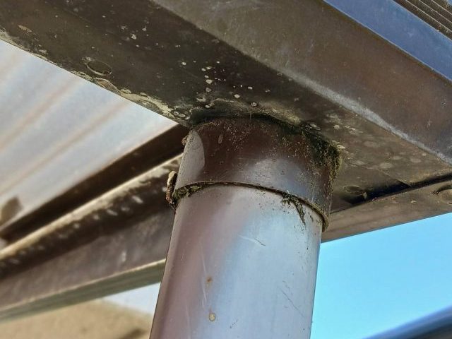 太宰府市で調査した波板フレームの劣化
